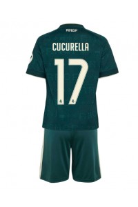 Real Madrid Marc Cucurella #17 Babyklær Borte Fotballdrakt til barn 2026-27 Korte ermer (+ Korte bukser)